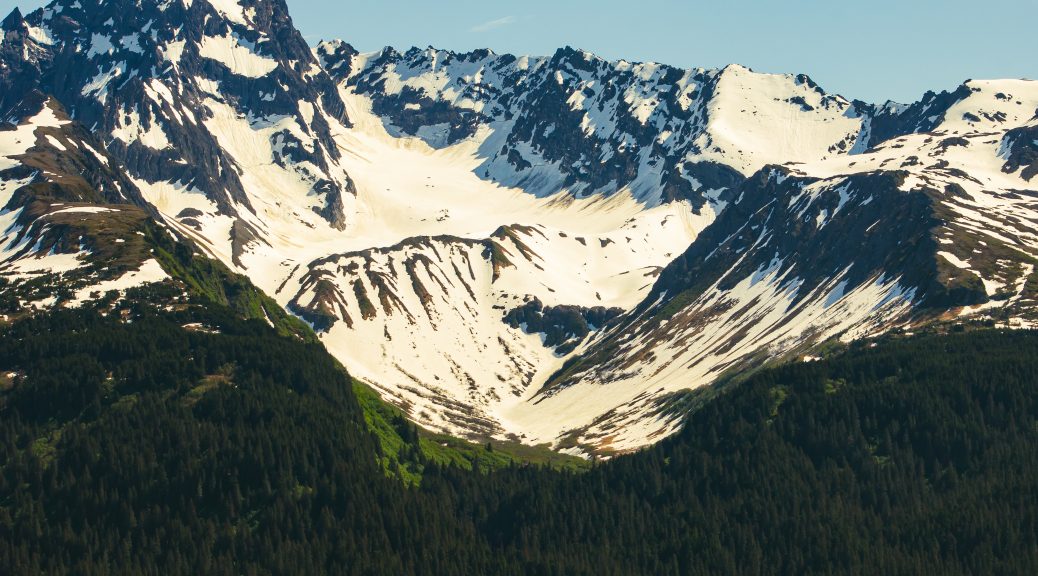 Mountains in Kenai Fjords
